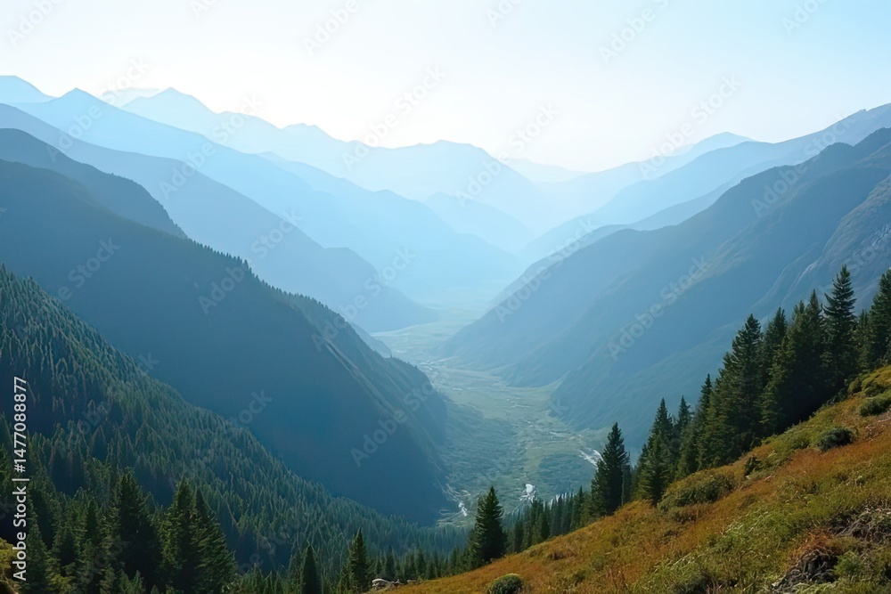 Fototapeta premium Mountain Views Masterpiece