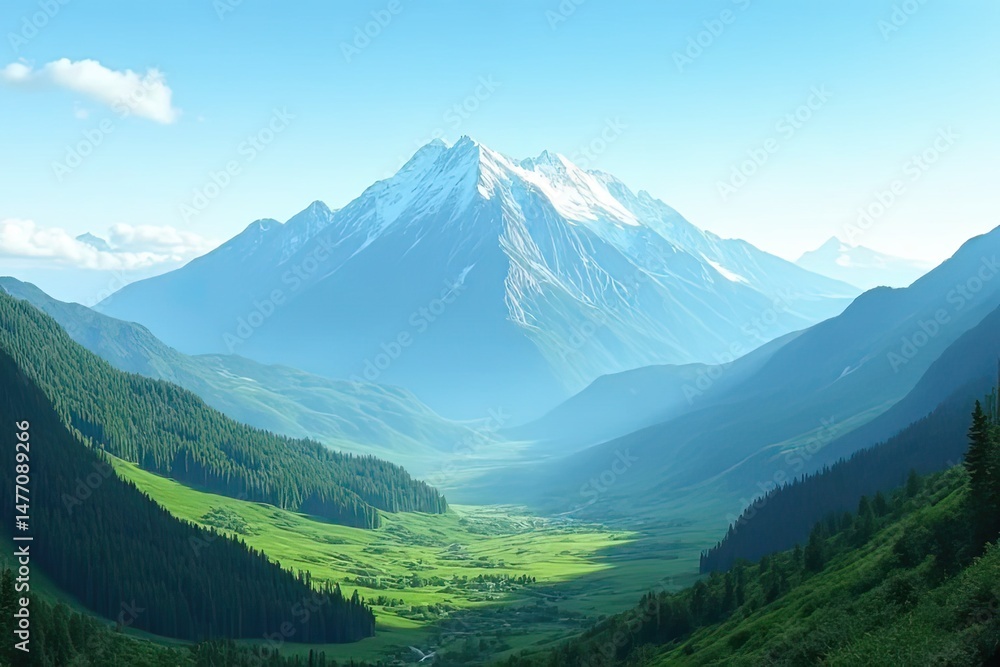 Obraz premium Mountainous Beauty