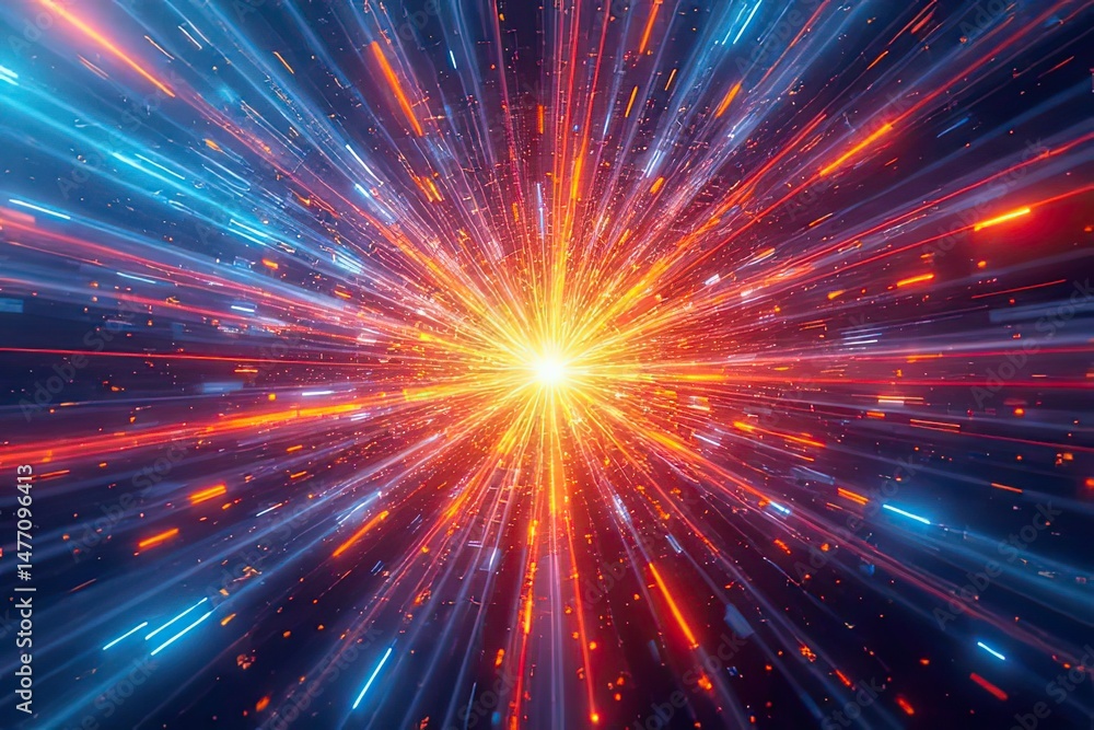 Naklejka premium Moving Abstract Kinetic Artwork