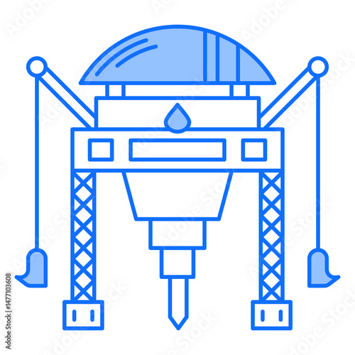 Drilling Oil Icon