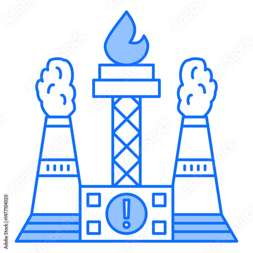 Gas Flare Icon