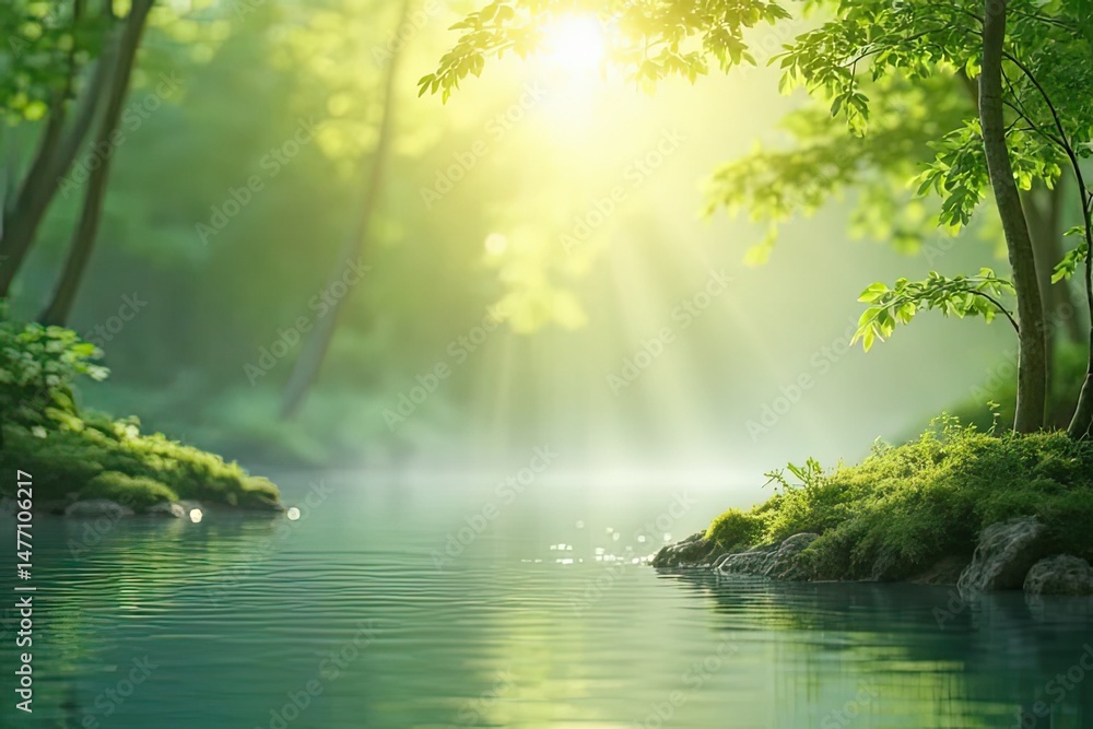 Naklejka premium Nature-Inspired Stress Reduction