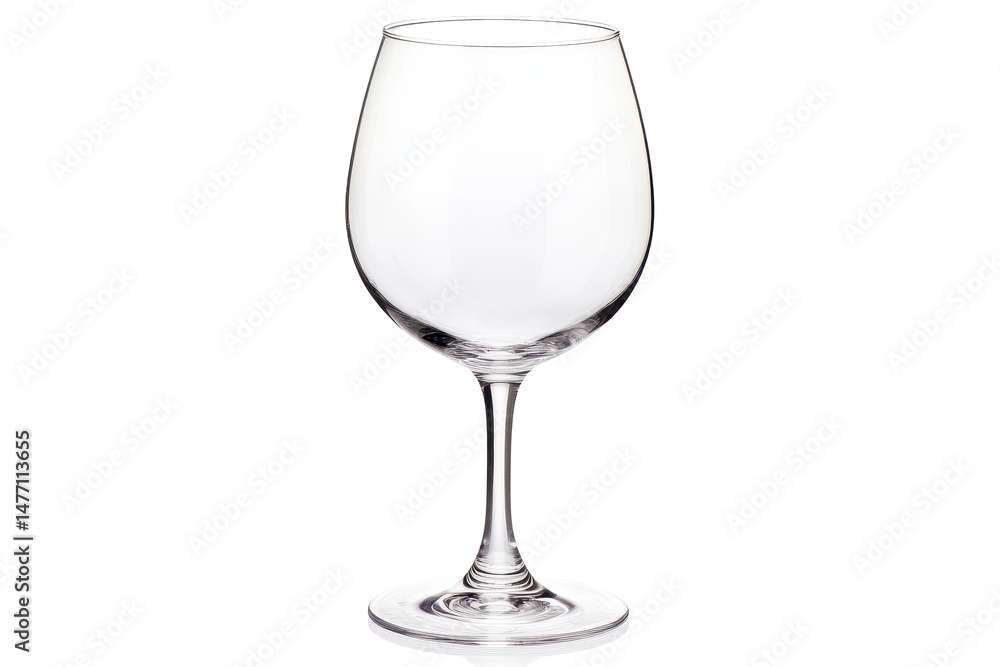 Isolated Empty Wine Glass Isolated Empty Wine Glass