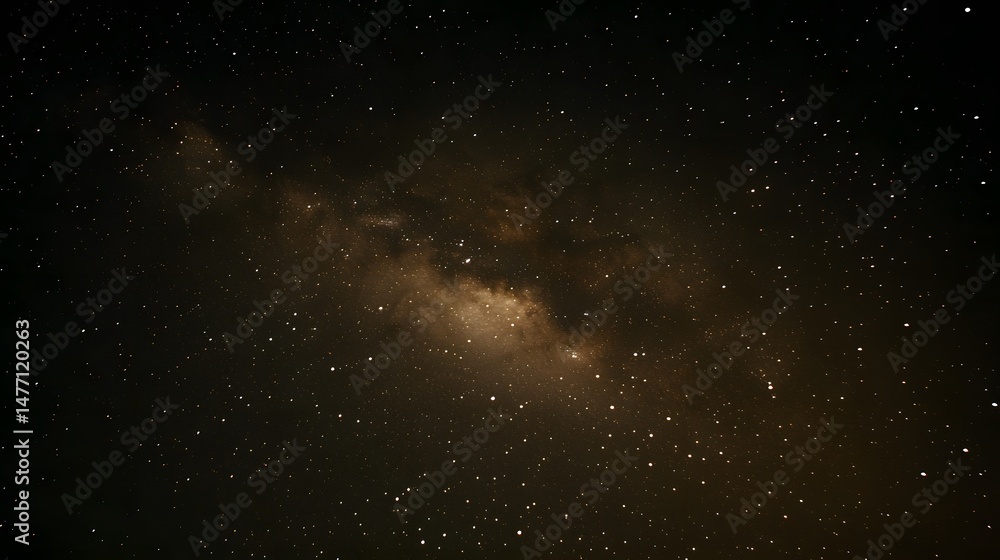Fototapeta premium Stunning Night Sky Milky Way Galaxy Starscape