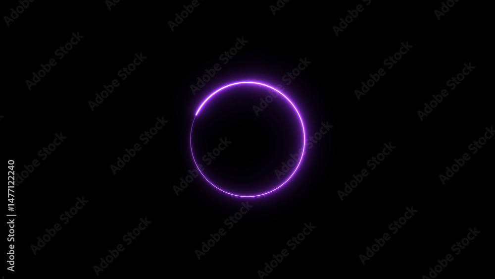 abstract neon circle illustration. background 4k illustration. abstract neon circle illustration. background 4k illustration.