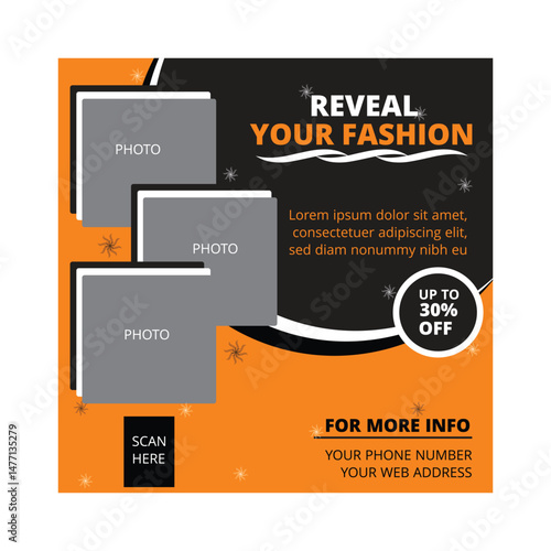 Fashion Promotion Social Media Ad Design