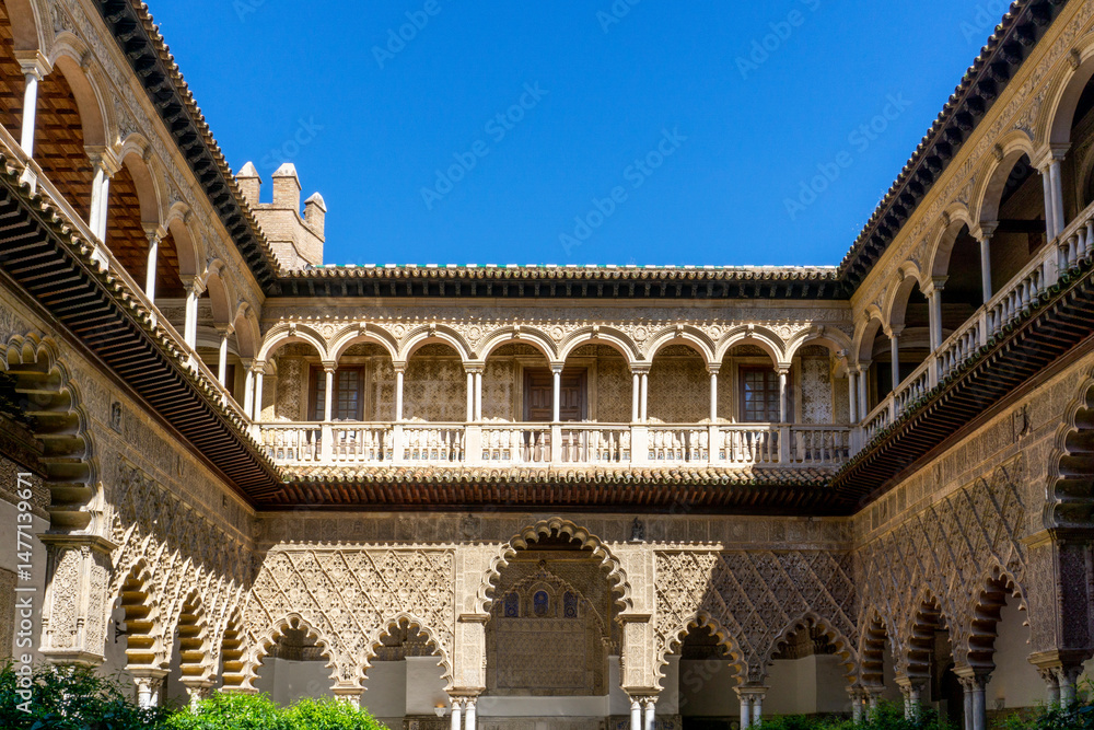Obraz premium Real Alcazar de Sevilla. Seville - Andalusia, Spain