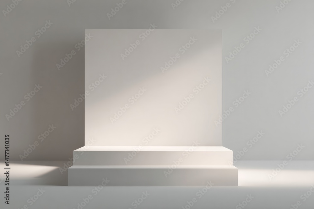 custom made wallpaper toronto digitalminimalistic stage with empty podium set against seamless backdrop inviting viewers eyes to uncluttered elegance offering
