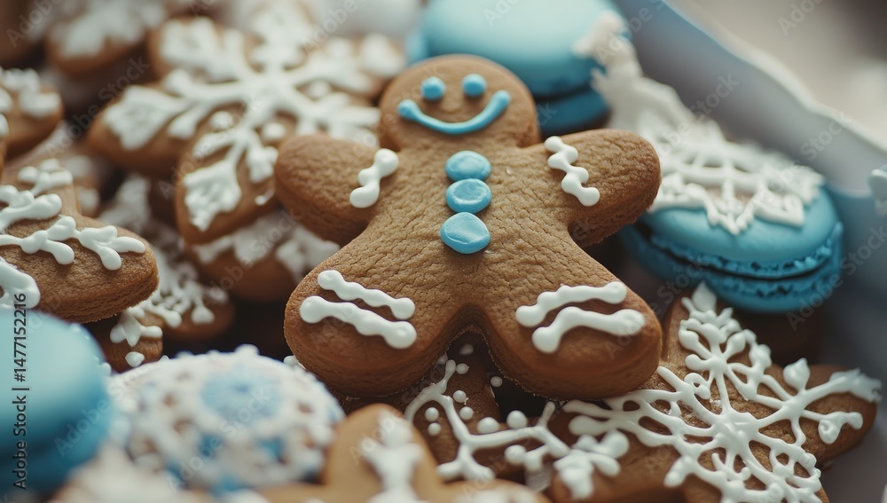 Gingerbread Man Cookies Christmas Treats. Gingerbread Man Cookies Christmas Treats.