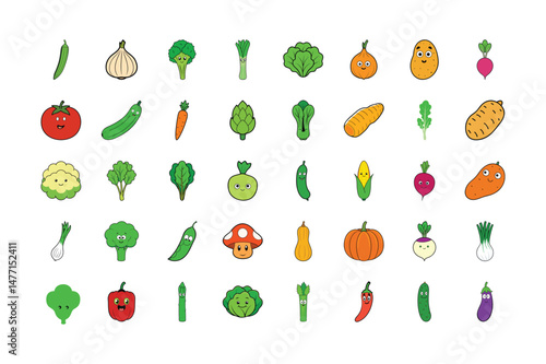 Fresh Vegetable Vector Collection Illustration
Organic Vegetable Vector Art Design Set
Colorful Garden Vegetable Vector Clipart
Healthy Vegetable Icon Vector
vector illustration of a set of vegetables