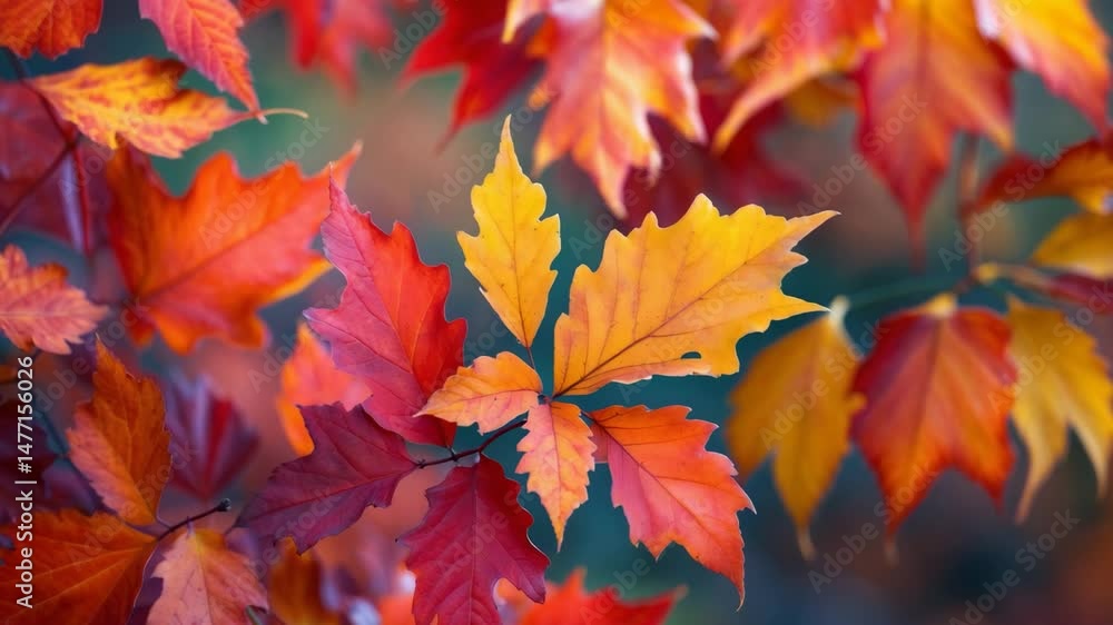 Autumn foliage, color variations Autumn foliage, color variations
