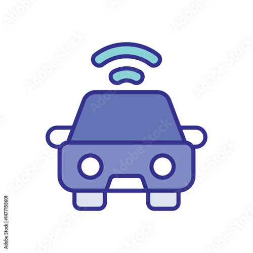 Car Icon Vector Stock Illustration
