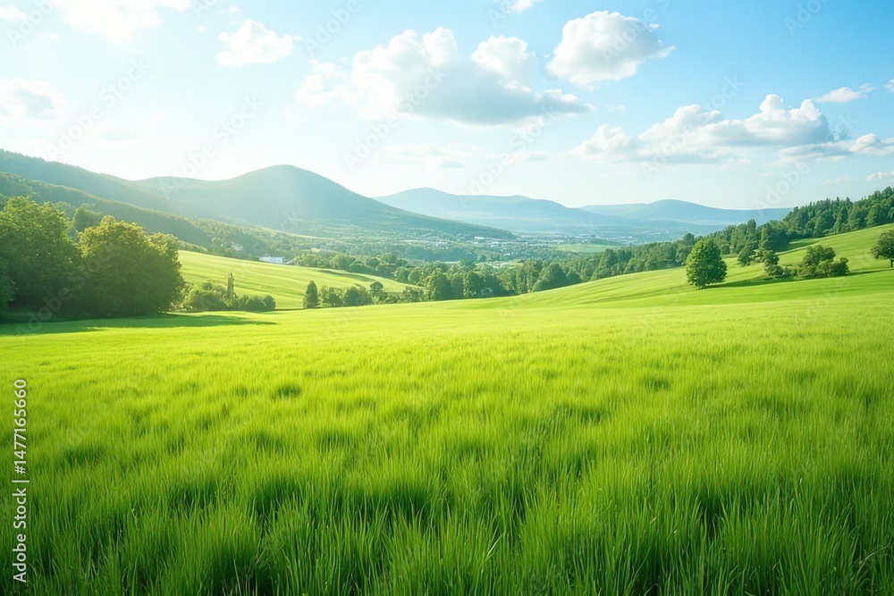 Obraz premium Serene Meadows Landscape