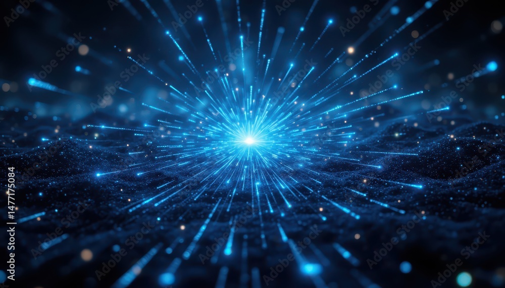 Fototapeta premium Abstract blue light background, subtle textures and gradients for design inspiration