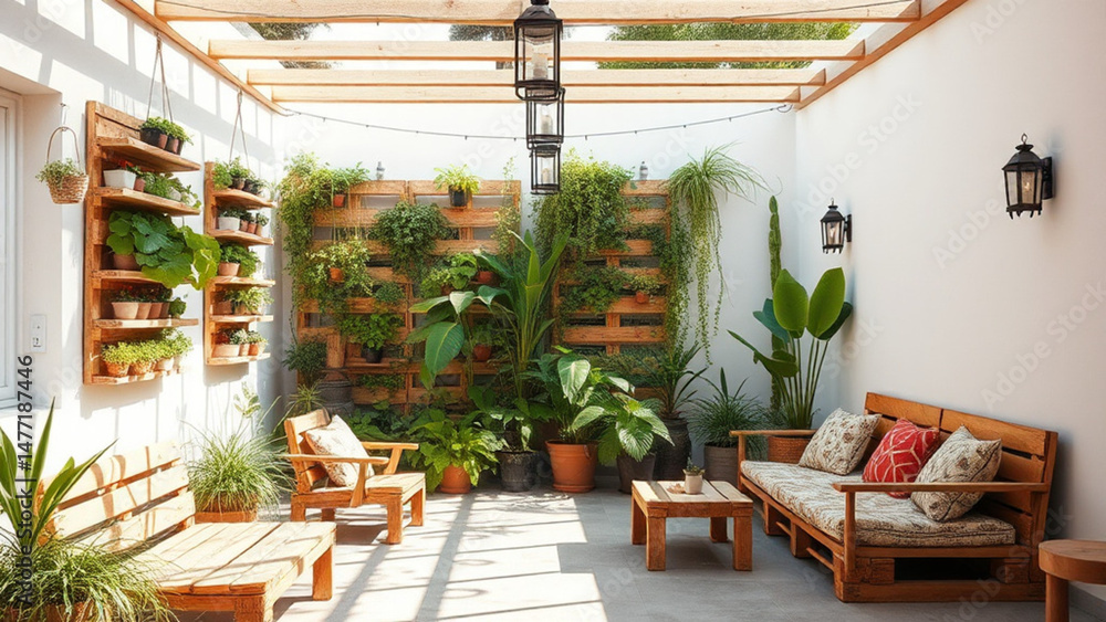 Fototapeta premium outdoor cafe in the city of egypt