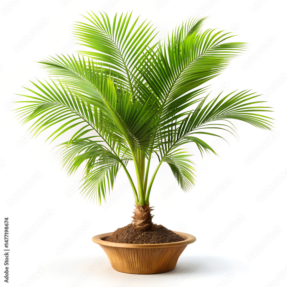 Obraz premium palm tree isolated on white