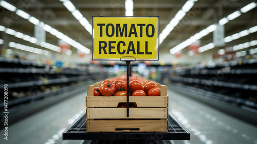 Supply Chain Red Flags: food safety alert in grocery retail, contaminated produce incident, supermarket product recall notice, agricultural risk and consumer trust breakdown