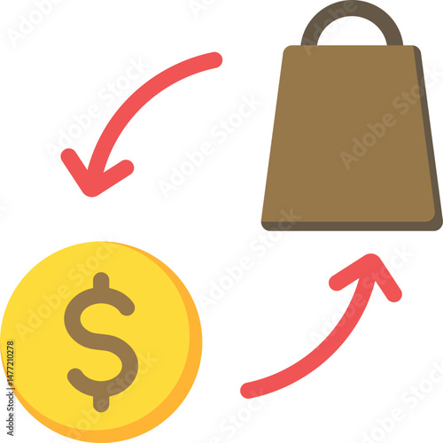 Buying Item Flat Icon
