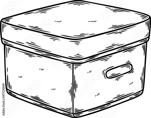 box stationery hand drawn