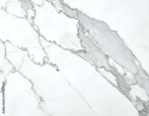 Elegant white marble texture with grey veins. Perfect for backgrounds, design projects, and more.