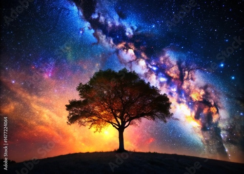 northern lights in space