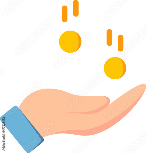 Receive Money Flat Icon