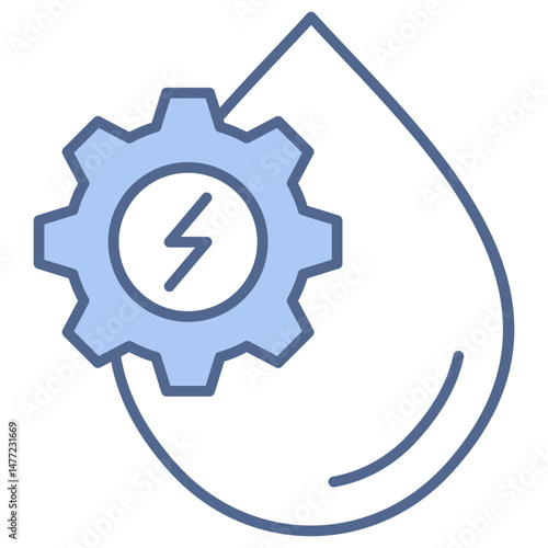 Hydroelectric Blue Icon