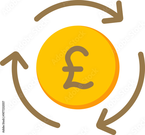 Business Refinancing Flat Icon