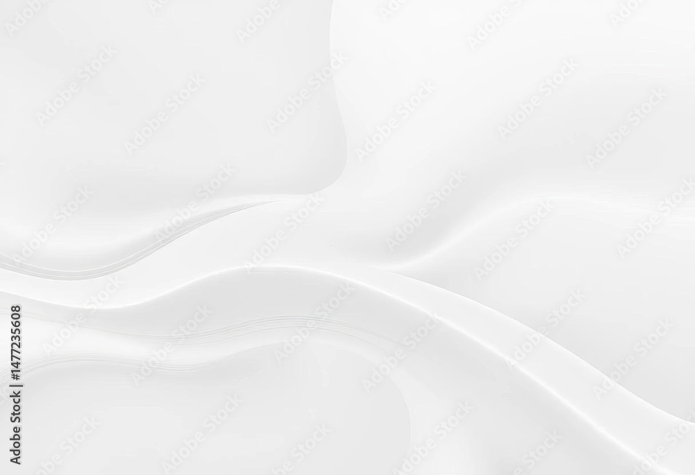 Naklejka premium Abstract grey and white wavy lines background texture, ideal for presentations, slides, light