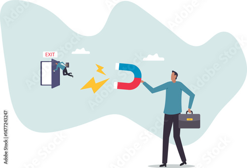 Incentive and welfare program for employee retention, building staffs loyalty reduce resignation rate for important talent,character for design.
