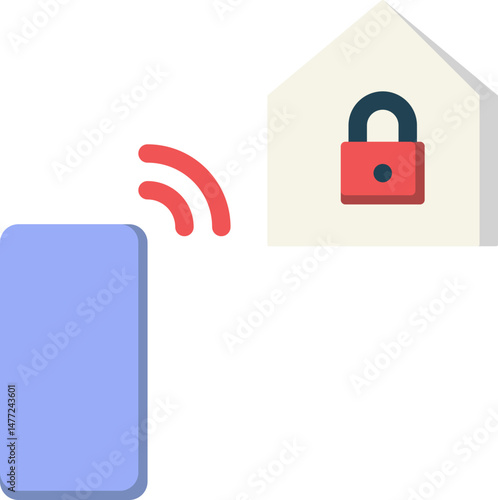 Remote Lock Flat Icon