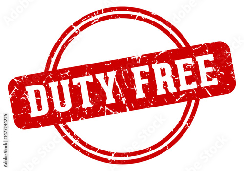 duty free stamp