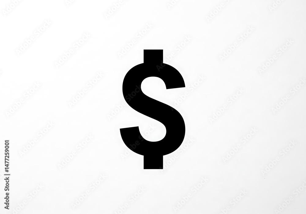 Money symbol on a solid background Money symbol on a solid background