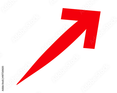 Red arrow sign directions