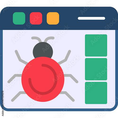 Web Bug Testing Icon