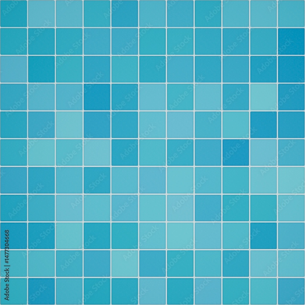 Fototapeta premium The Seamless Tile Mosaic Texture 