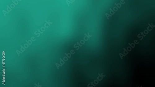 An abstract green and black blurred gradient background with soft transitions and subtle texture, Abstract texture Gradient motion Background.