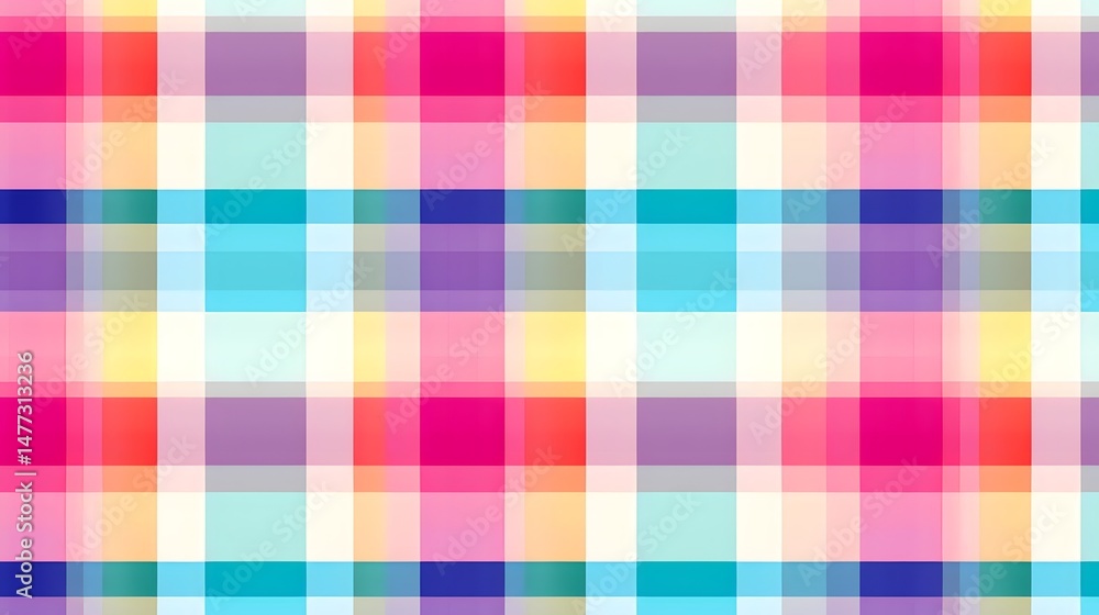 Professional Seamless Checkered Shades of Colorful Illustration Pattern Usage