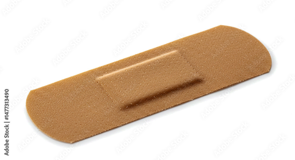 adhesive bandage on white background adhesive bandage on white background