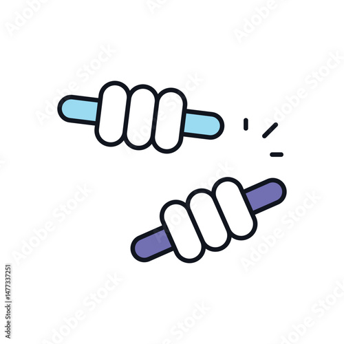Cricket Bails Vector icon
