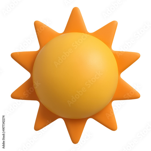Playful solar system clipart illustration