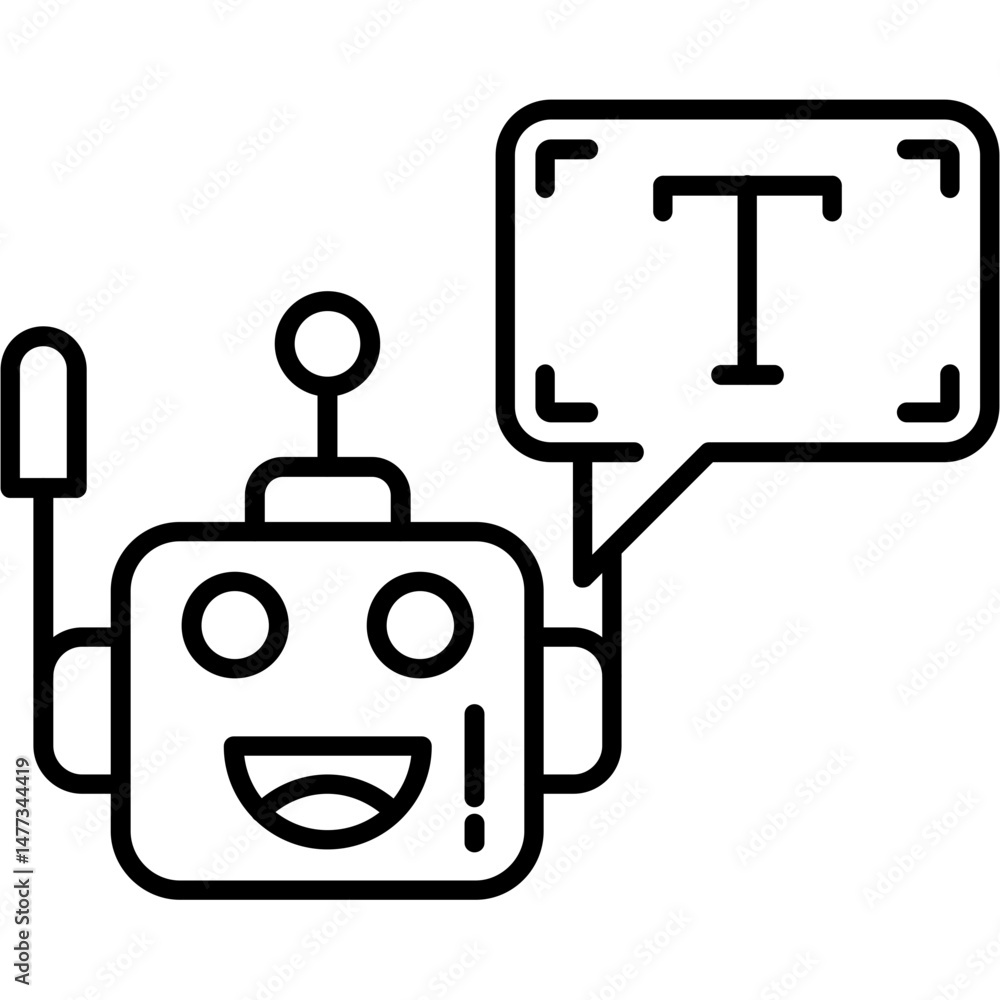 Ai writing Icon Ai writing Icon