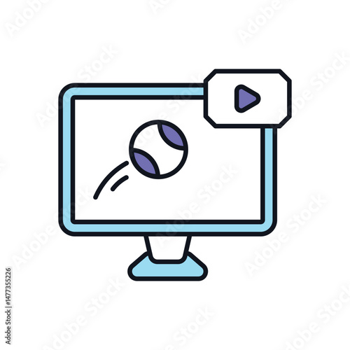 Live Match Vector icon