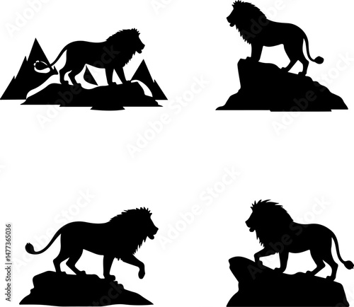 Animal Bigfoot & Wildlife Silhouettes for Outdoor and Nature-Themed Designs