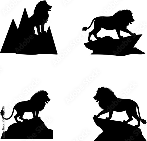 Animal Bigfoot & Wildlife Silhouettes for Outdoor and Nature-Themed Designs