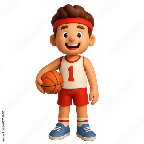 boy playing basketball