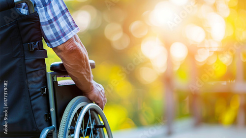 disabled man in wheelchair