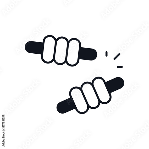 Cricket Bails Vector icon