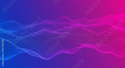 Digital Waveforms: Abstract 3D Render