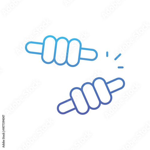 Cricket Bails Vector icon